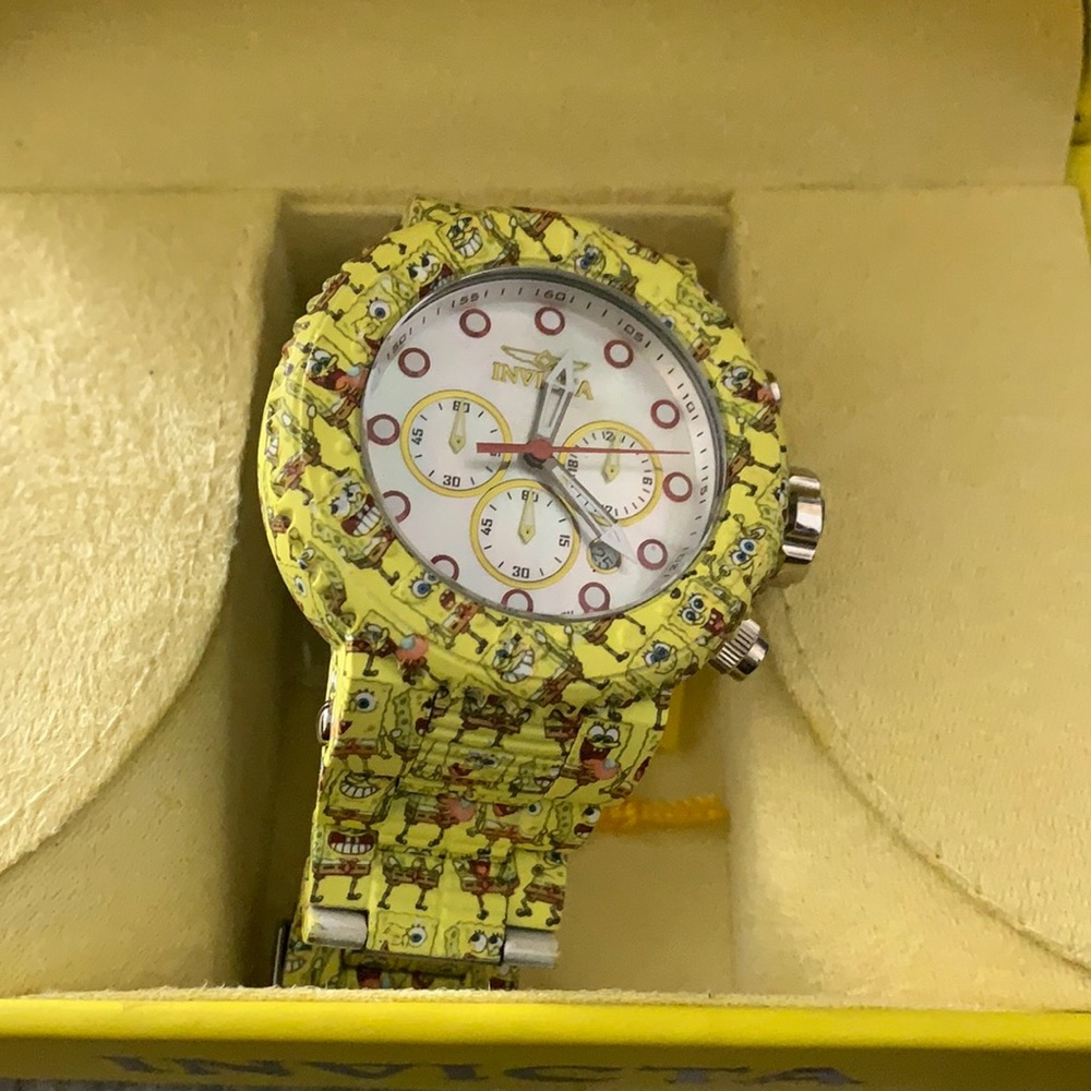 Spongebob Invicta watch.
